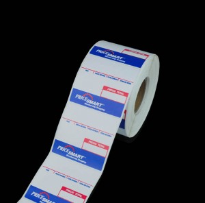 Factory supermarket Barcode Label colour direct thermal adhesive Label Roll/printed thermal label