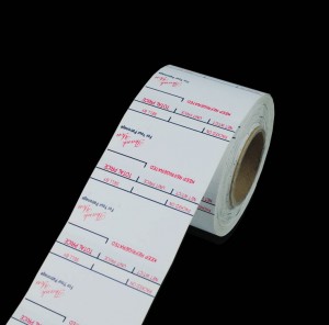 58*60mm supermarket label /printed white labels/direct thermal label