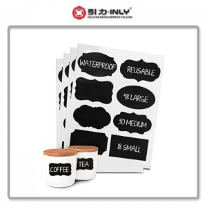 Premium Chalkboard Labels Bulk Pvc Vinyl Labels White Chalk Marker Pen Adhesive Chalkboard labels