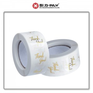 Hot sell Customized China Custom Product Thank you sticker art paper stciker