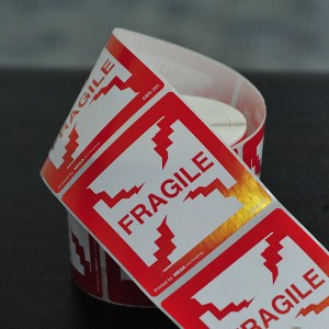 Low price for China Fragile Handle with Care Stickers Labels, Easy Peel