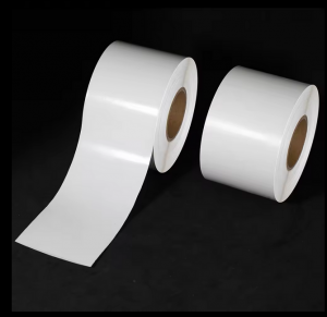 Glossy Direct Thermal Sticker Roll Continuous Roll Thermal Lineless Label