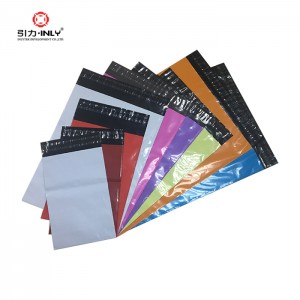 Colorful  100% LDPE virgin PE MAILERS For Express And Packaging with hander