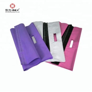 Colorful  100% LDPE virgin PE MAILERS For Express And Packaging with hander