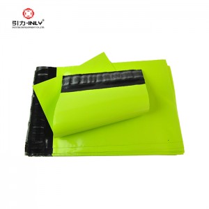 Colorful  100% LDPE virgin PE MAILERS For Express And Packaging with hander